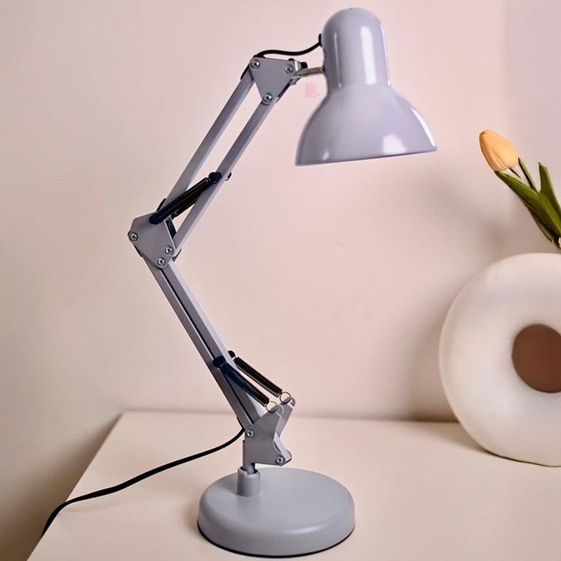 Lampara De Escritorio Articulada Incluye Foco Led Buena Luz