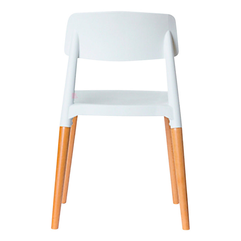 Pack X6 Sillas Mil Madera Diseño Living Escritorio Buena Luz