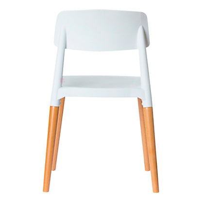 Pack X6 Sillas Mil Madera Diseño Living Escritorio Buena Luz