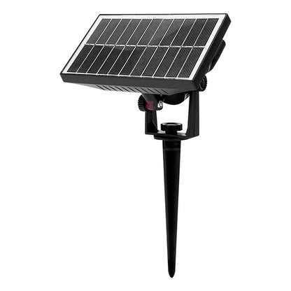 Foco Estaca Iluminacion Led Solar Jardin Calidad Buena Luz Negro