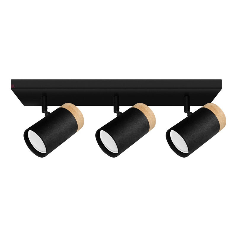 Plafón Dolby De Techo 3 Luces Led 7w Dirigible Buena Luz