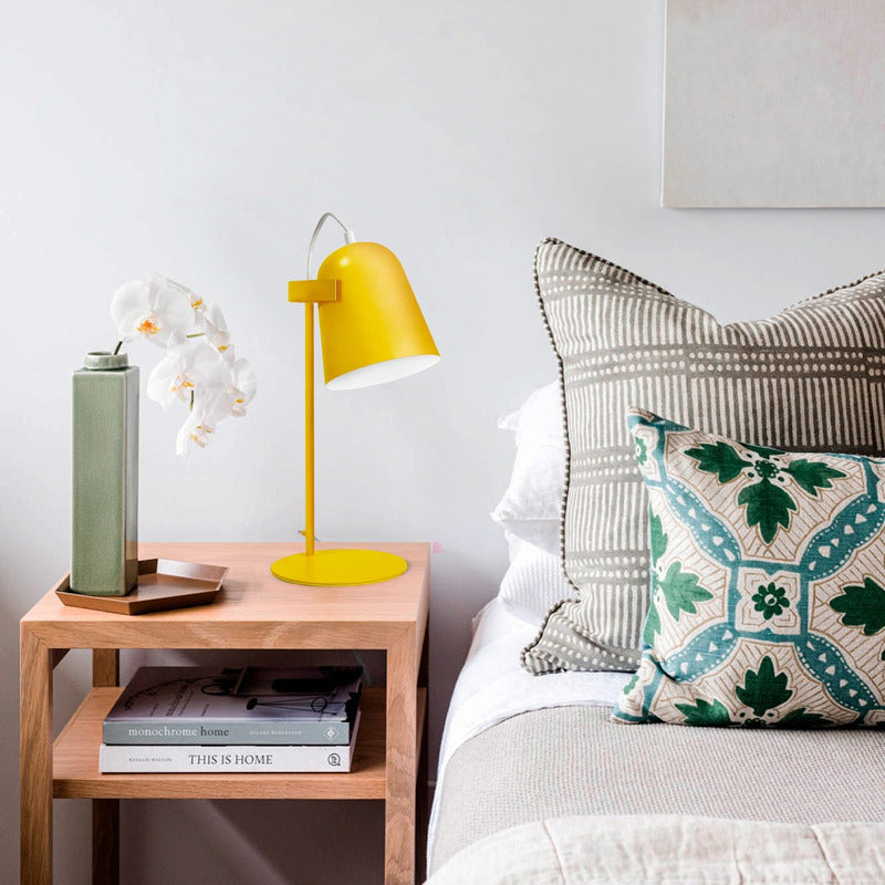 Lampara Mesa Velador Lucky Diseño Buena Luz Iluminacion Led