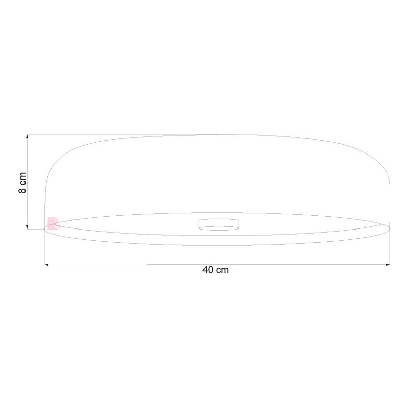 Plafón Led Moderno De Techo Ideal Living Comedor Buena Luz Negro Con Luz Cálida