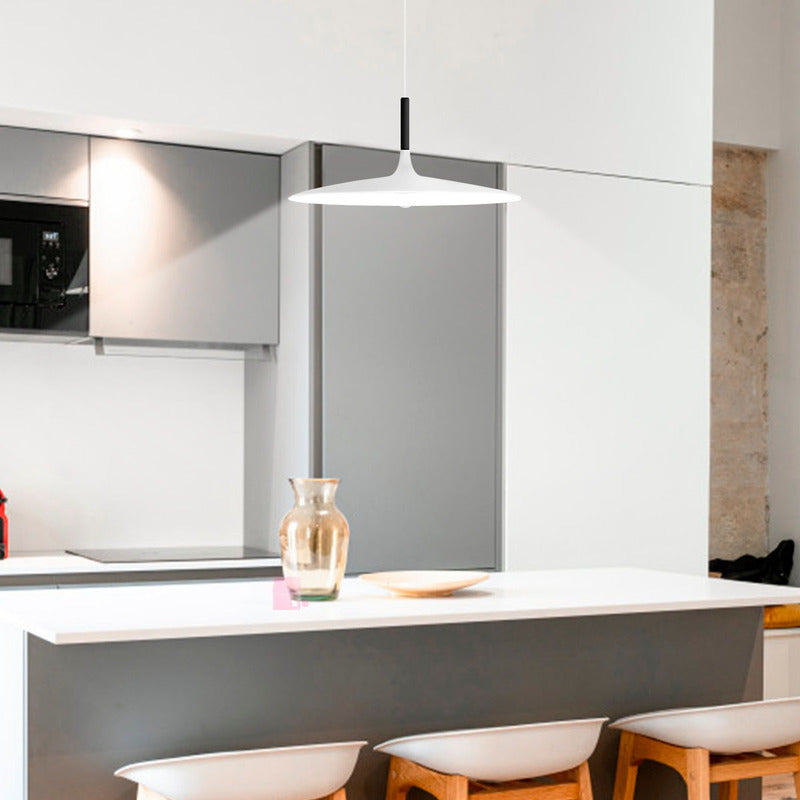 Lampara Colgante Led Techo Moderno Ideal Comedor Buena Luz