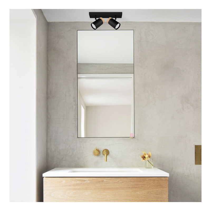 Plafón Dolby De Techo 2 Luces Led Direccional Buena Luz