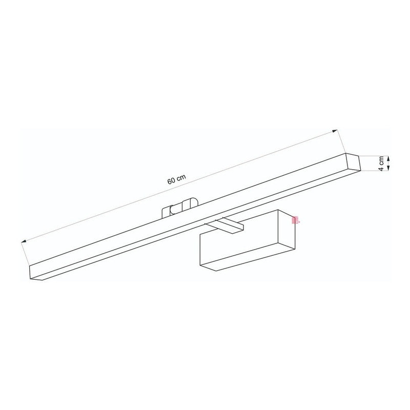 Aplique De Pared Diseño Espejo Baño Lámpara Led Buena Luz