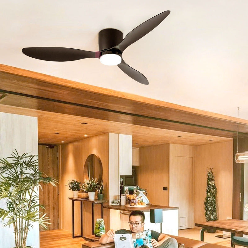 Ventilador De Techo Venture 3 Aspas Diseño C/ Control Remoto