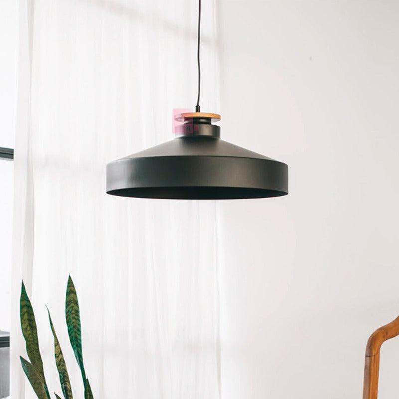 Lampara Colgante Led De Techo Ideal Cocina Madera Buena Luz