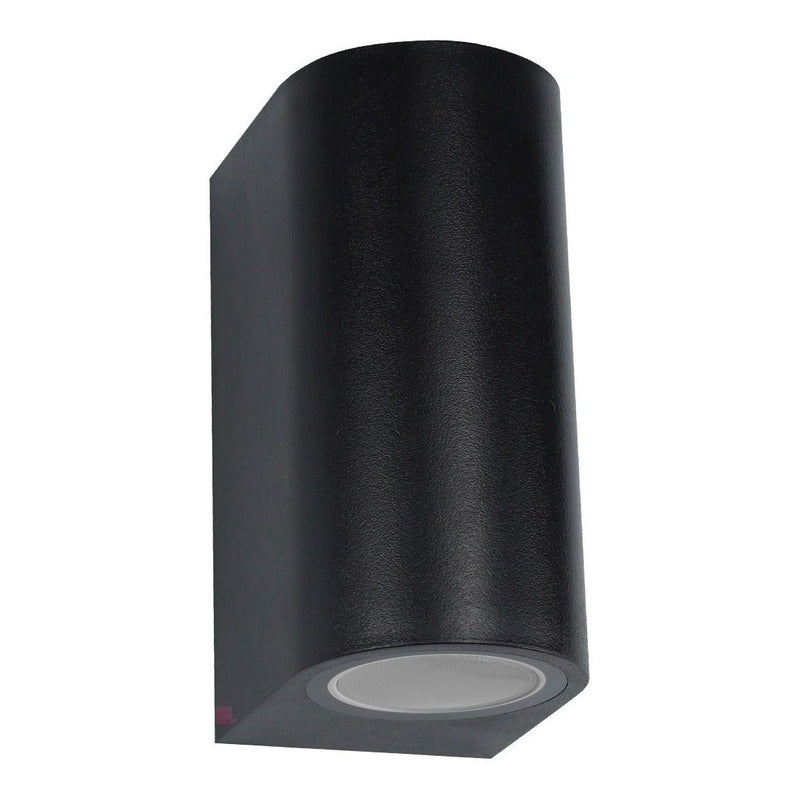 Aplique Pared Muro Luz Led Doble Bidireccional 7w Exterior Negro