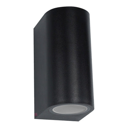 Aplique Pared Muro Luz Led Doble Bidireccional 7w Exterior Negro