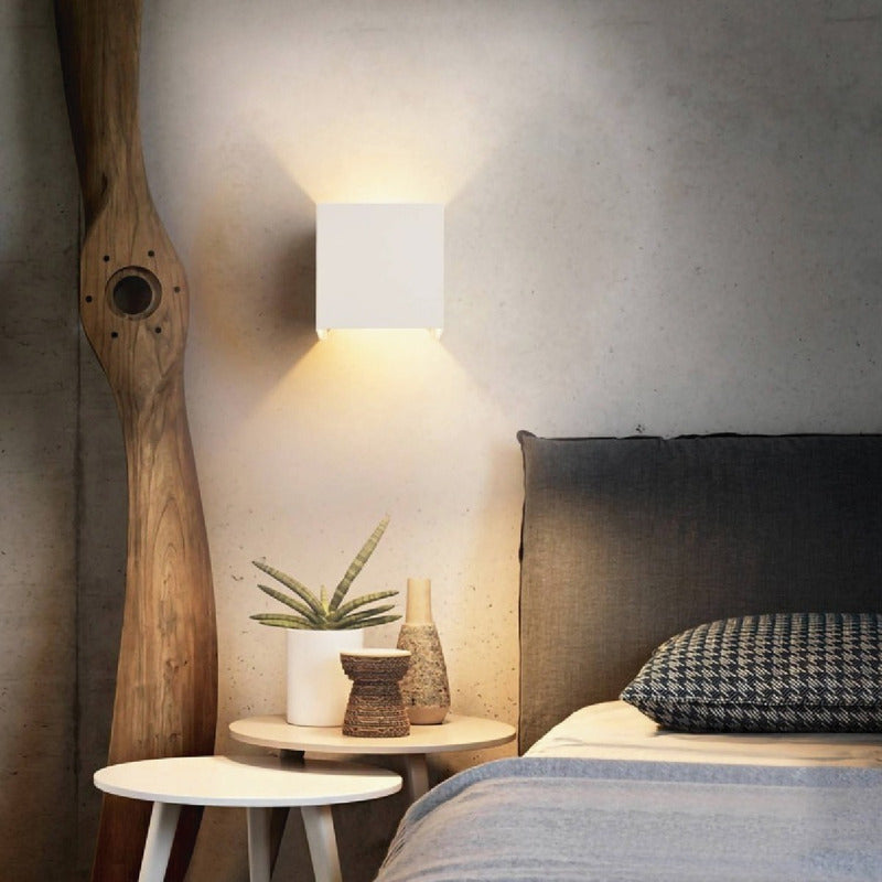 Aplique De Pared Moderno Interior Lámpara Led 6w Buena Luz