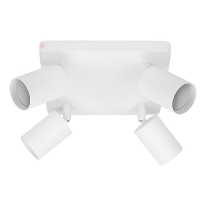 Plafón 4 Luces Led Techo Direccional Foco 7w Buena Luz