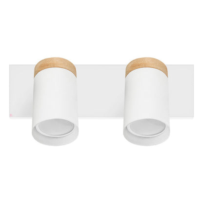 Aplique Lámpara Led Muro Baño 2 Focos Dirigibles Buena Luz